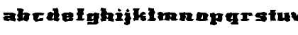 Download FZ WACKY 68 EX Normal Font Lowercase Preview