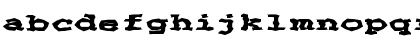 Download FZ WACKY 69 EX Normal Font Lowercase Preview