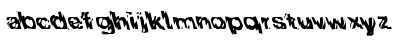 Download FZ WARPED 10 LEFTY Normal Font Lowercase Preview