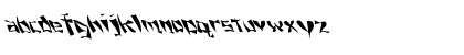 Download FZ WARPED 11 LEFTY Normal Font Lowercase Preview