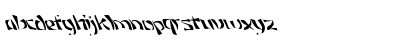 Download FZ WARPED 12 LEFTY Normal Font Lowercase Preview