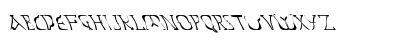 Download FZ WARPED 14 LEFTY Normal Font Lowercase Preview