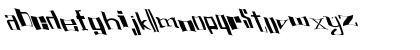 Download FZ WARPED 16 LEFTY Normal Font Lowercase Preview