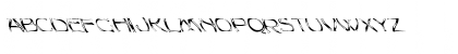 Download FZ WARPED 23 LEFTY Normal Font Lowercase Preview
