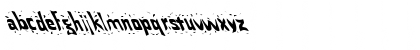 Download FZ WARPED 24 LEFTY Normal Font Lowercase Preview