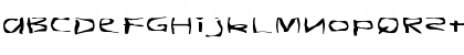 Download FZ WARPED 26 EX Normal Font Lowercase Preview