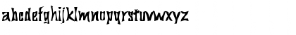 Download FZ WARPED 29 Normal Font Lowercase Preview
