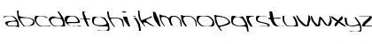 Download FZ WARPED 33 LEFTY Normal Font Lowercase Preview