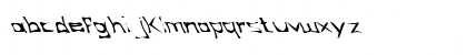 Download FZ WARPED 34 LEFTY Normal Font Lowercase Preview