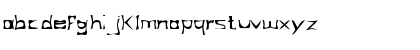 Download FZ WARPED 34 Normal Font Lowercase Preview