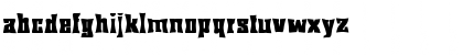Download FZ WARPED 36 Normal Font Lowercase Preview