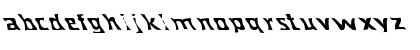 Download FZ WARPED 40 LEFTY Normal Font Lowercase Preview