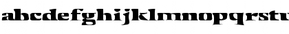 Download FZ WARPED 41 EX Normal Font Lowercase Preview