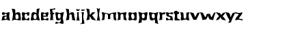 Download FZ WARPED 43 Normal Font Lowercase Preview