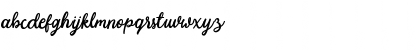 Download Modesta Script Font Lowercase Preview
