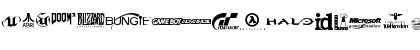 Download Game Logos Regular Font Lowercase Preview