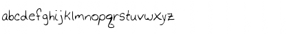 Download GarysHand Regular Font Lowercase Preview