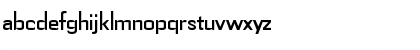 Download Gauss-Condensed Normal Font Lowercase Preview