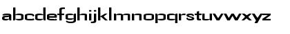Download Gauss-Extended Normal Font Lowercase Preview