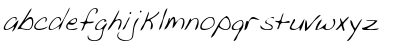Download GavinsHand Italic Font Lowercase Preview