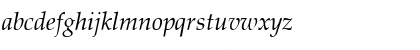 Download GE Palladian Italic Font Lowercase Preview