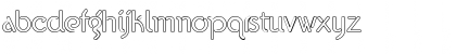Download Gelato Regular  Outline Font Lowercase Preview
