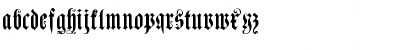 Download Genzsch Et Heyse Regular Font Lowercase Preview