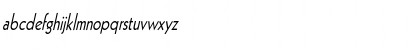 Download Geo 112 Thin Italic Font Lowercase Preview