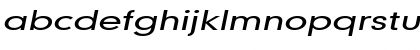 Download Geo 579 Extended Italic Font Lowercase Preview