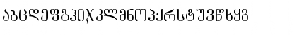 Download GEO-GrigoliaMtavr Regular Font Lowercase Preview