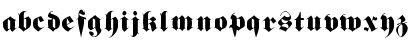 Download GermanFatman Regular Font Lowercase Preview