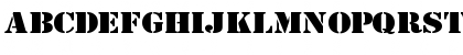 Download GI StencilExtended Normal Font Lowercase Preview