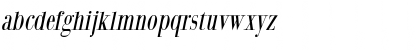 Download GiambattistaDueMille Medium Italic Font Lowercase Preview
