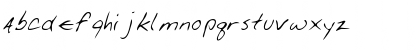 Download GiffordsHand Regular Font Lowercase Preview