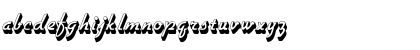 Download GilliesGotDBolSh1 Regular Font Lowercase Preview