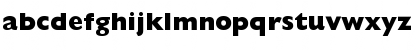 Download GillSans ExtraBold Regular Font Lowercase Preview