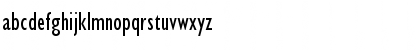 Download GimletCondSSK Regular Font Lowercase Preview