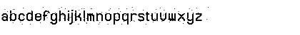 Download Glitch1 Normal Font Lowercase Preview