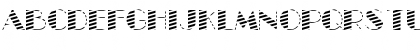 Download GLitzyStripe Regular Font Lowercase Preview