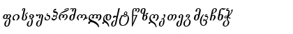Download Gogebashvili-ITV Bold Italic Font Lowercase Preview