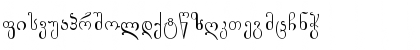 Download Gogebashvili-ITV Regular Font Lowercase Preview