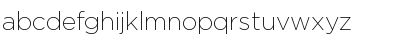 Download Gotham ExtraLight Regular Font Lowercase Preview