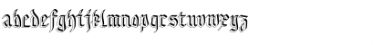 Download GothamburgShadowed Regular Font Lowercase Preview