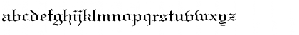 Download Gothic 57 Wide Normal Font Lowercase Preview