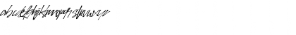 Download PinSign Regular Font Lowercase Preview