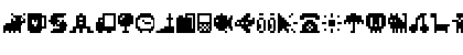 Download Pixel Icons Compilation Regular Font Lowercase Preview