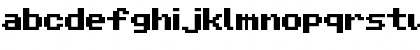 Download Pixel Sans Serif Condensed Regular Font Lowercase Preview