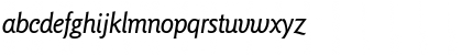 Download GoudySansTwoMedium RegularItalic Font Lowercase Preview
