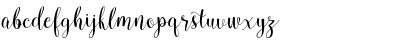 Download Pradyse Regular Font Lowercase Preview