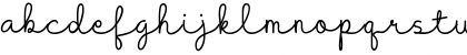 Download Presty Regular Regular Font Lowercase Preview